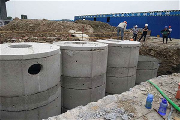 安裝排水檢查井 安裝排水檢查井